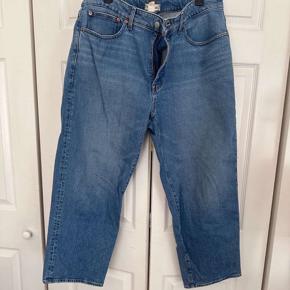 Madewell 90s Straight Crop Denim